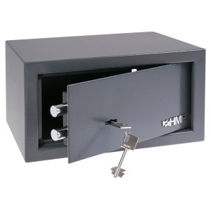 HMF 49217-11 Safe Tresor Schlüssel Möbeltresor 31 x 17 x 25 cm Anthrazit