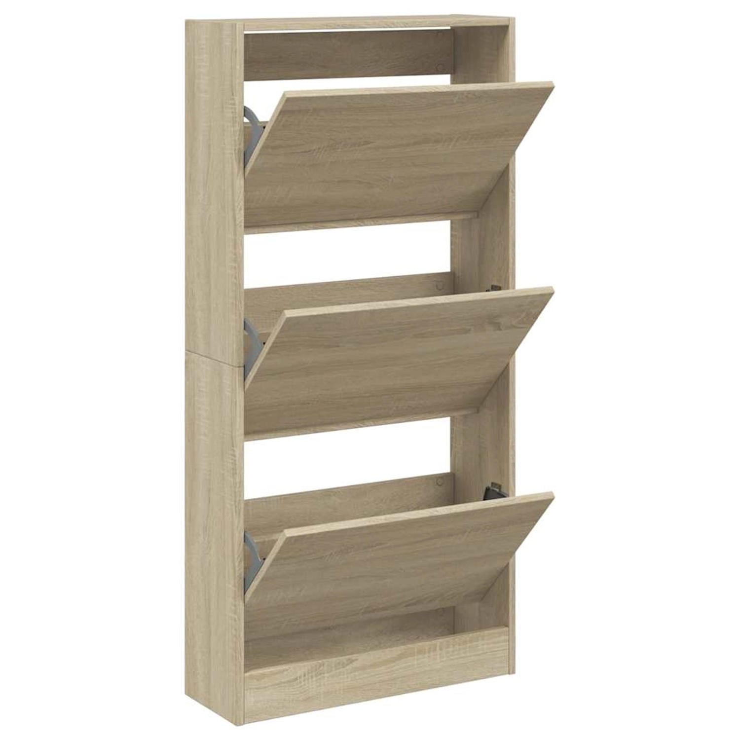 vidaXL Schuhschrank Sonoma-Eiche 60x21x125,5 cm Holzwerkstoff 839898 günstig online kaufen