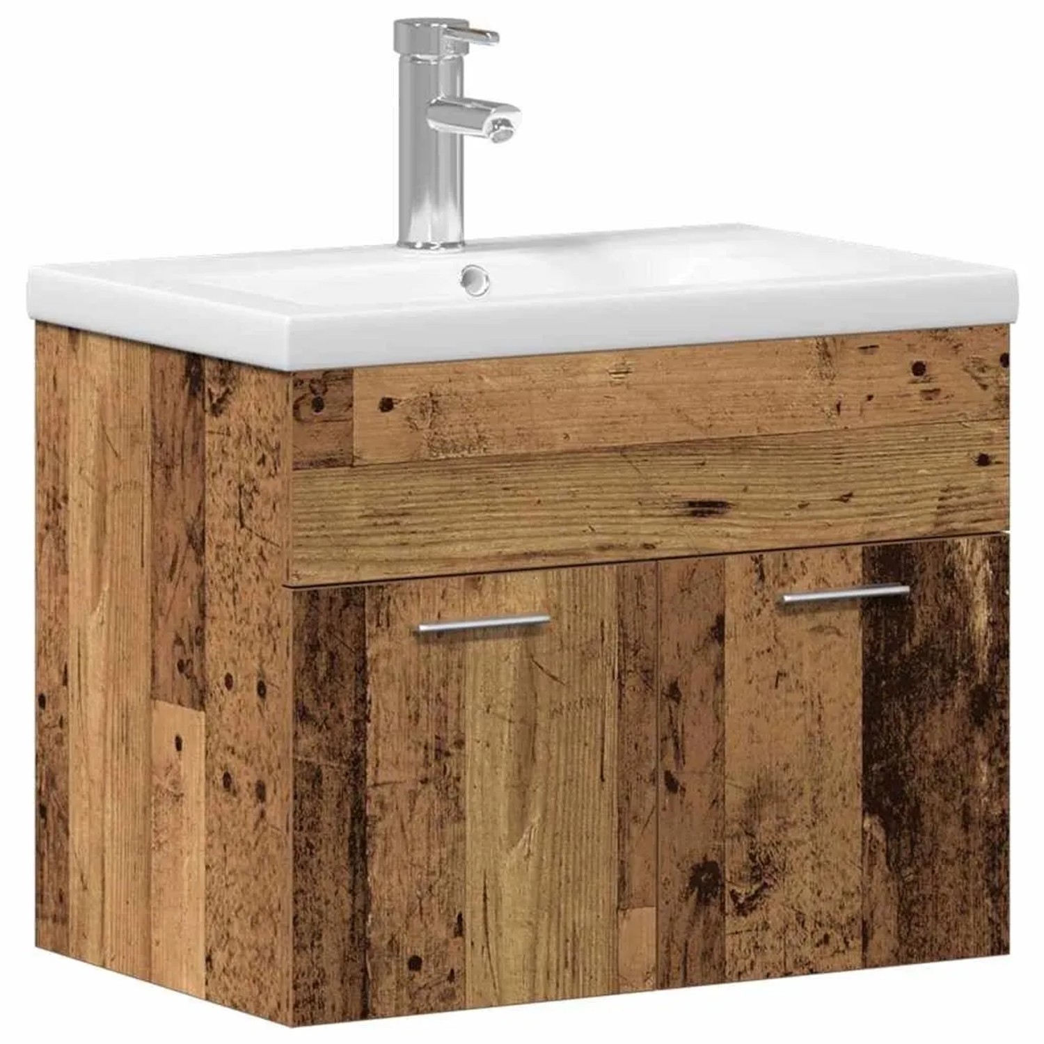 vidaXL Badezimmerschrank Altholz 60 x 38,5 x 46 cm Holzwerkstoff 3332534 günstig online kaufen