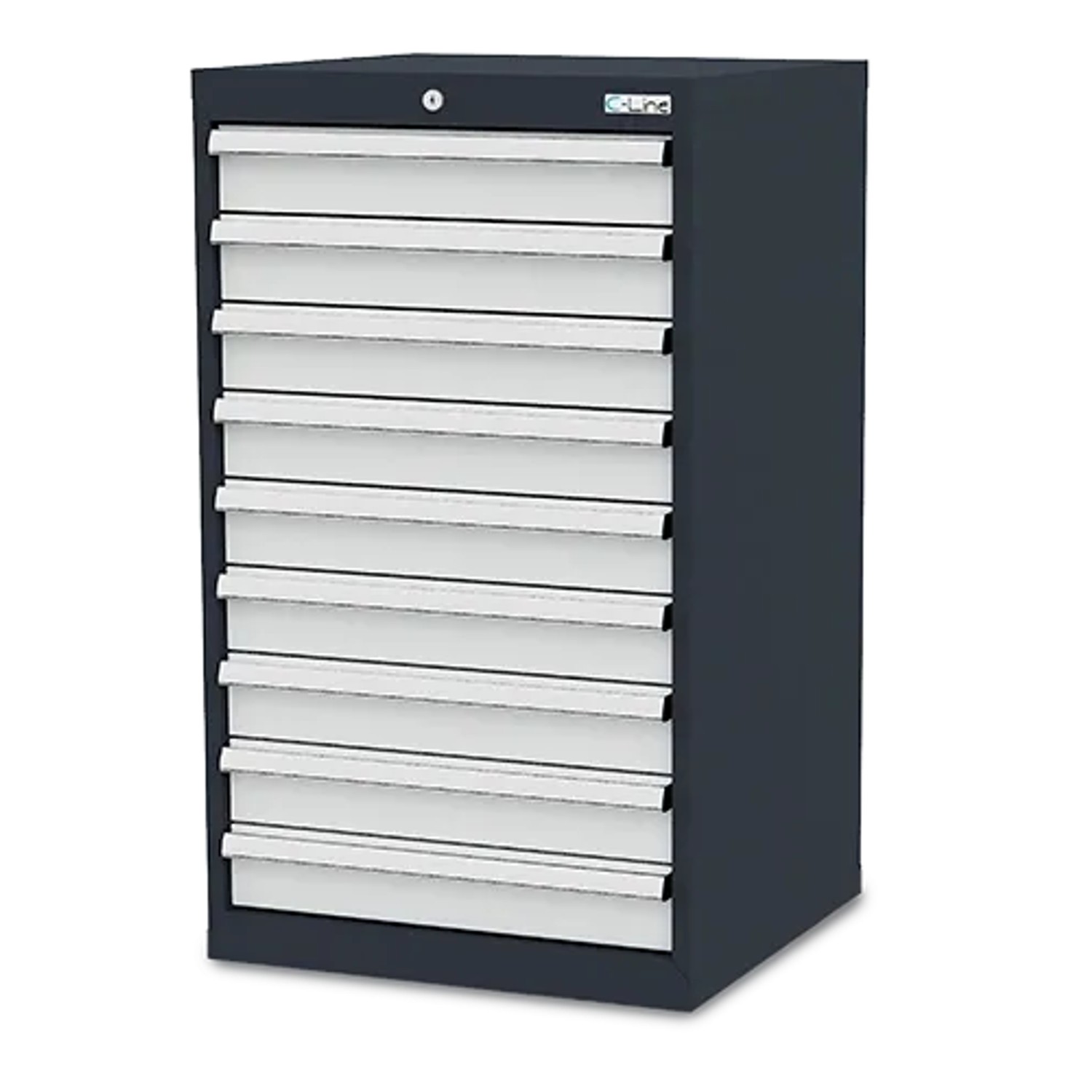 Simplaflex Schubladenschrank mit 9 Schubladen BxTxH 600 x 575 x 1020 mm