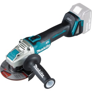Makita Akku-Winkelschleifer DGA521ZX1 18V mit X-Lock und Zusatzhandgriff.