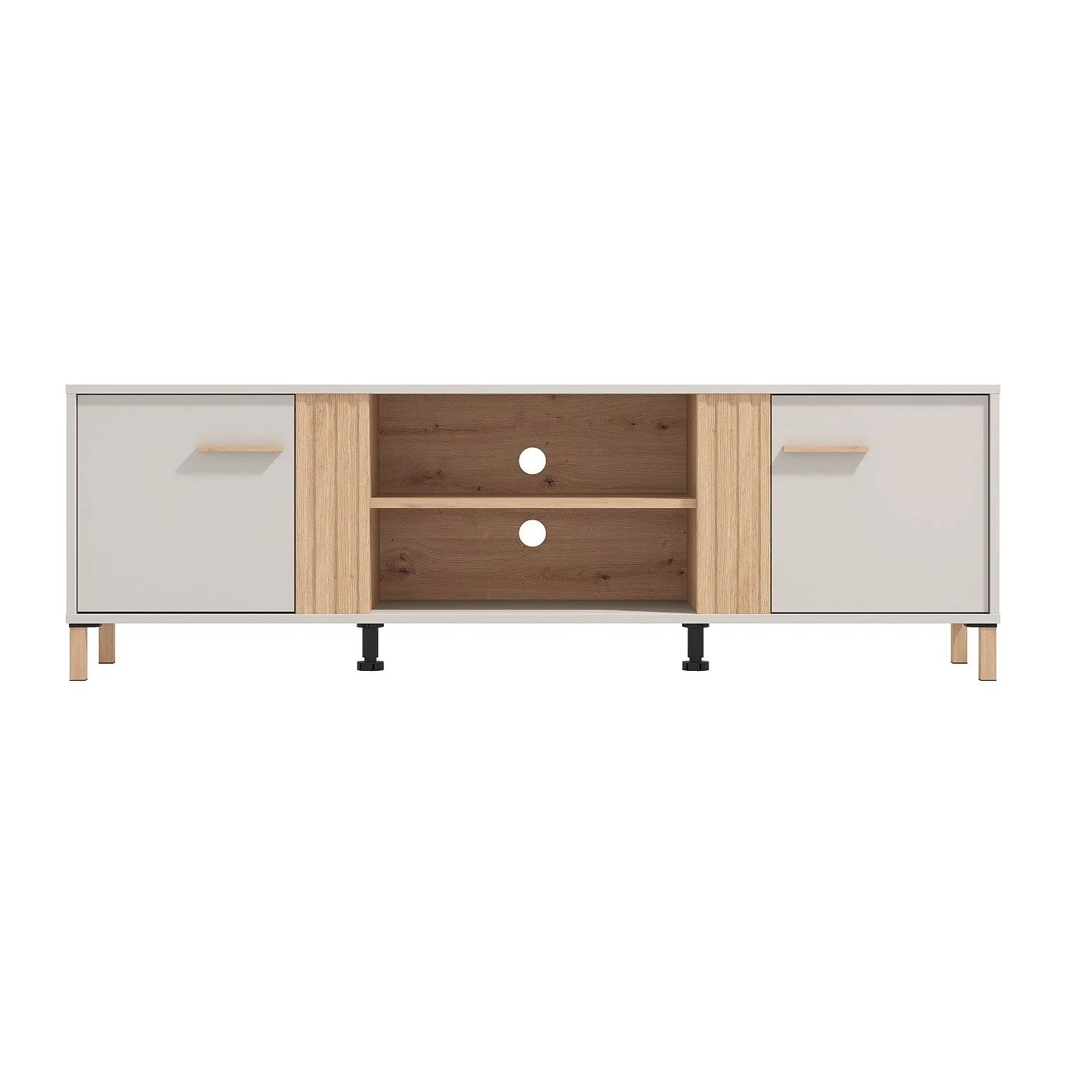 Vente-unique Tv-Board Lysano Beige  Naturfarben Hell 163.5 cm