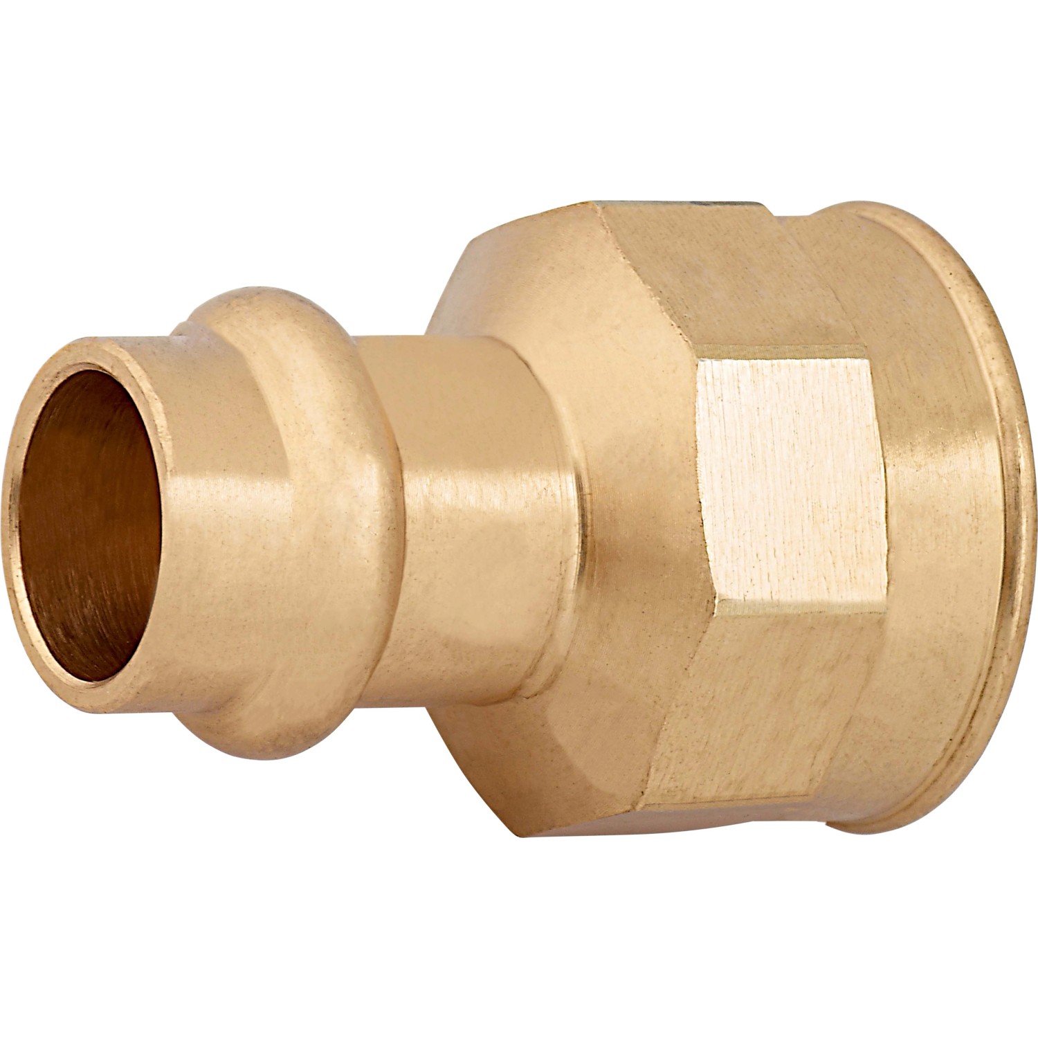 Übergangsmuffe Ø 15 mm x 24,1 mm (Rp 3/4) Rotguss