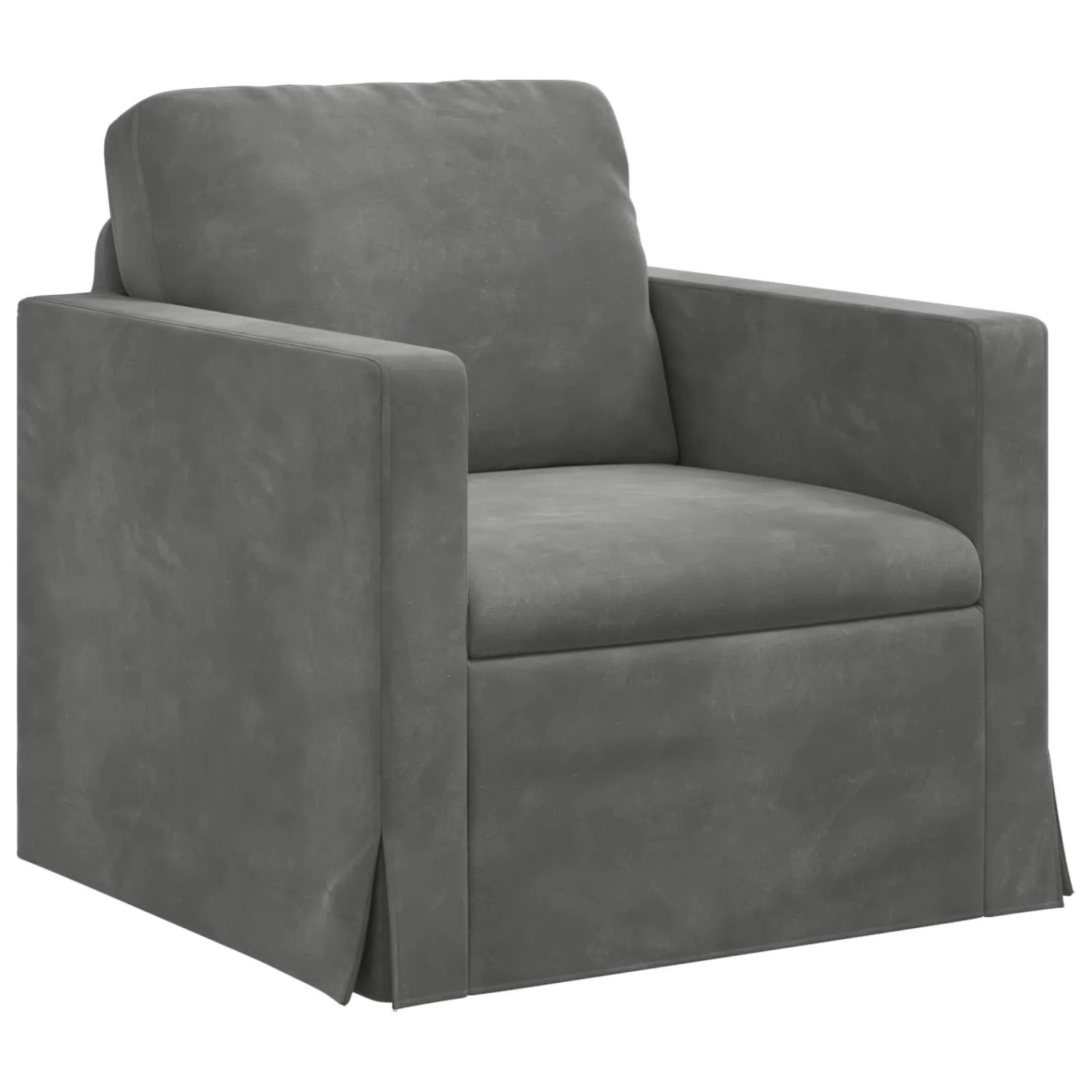 vidaXL Sofa Dunkelgrau 78 x 78 x 80 cm Samt 42024405