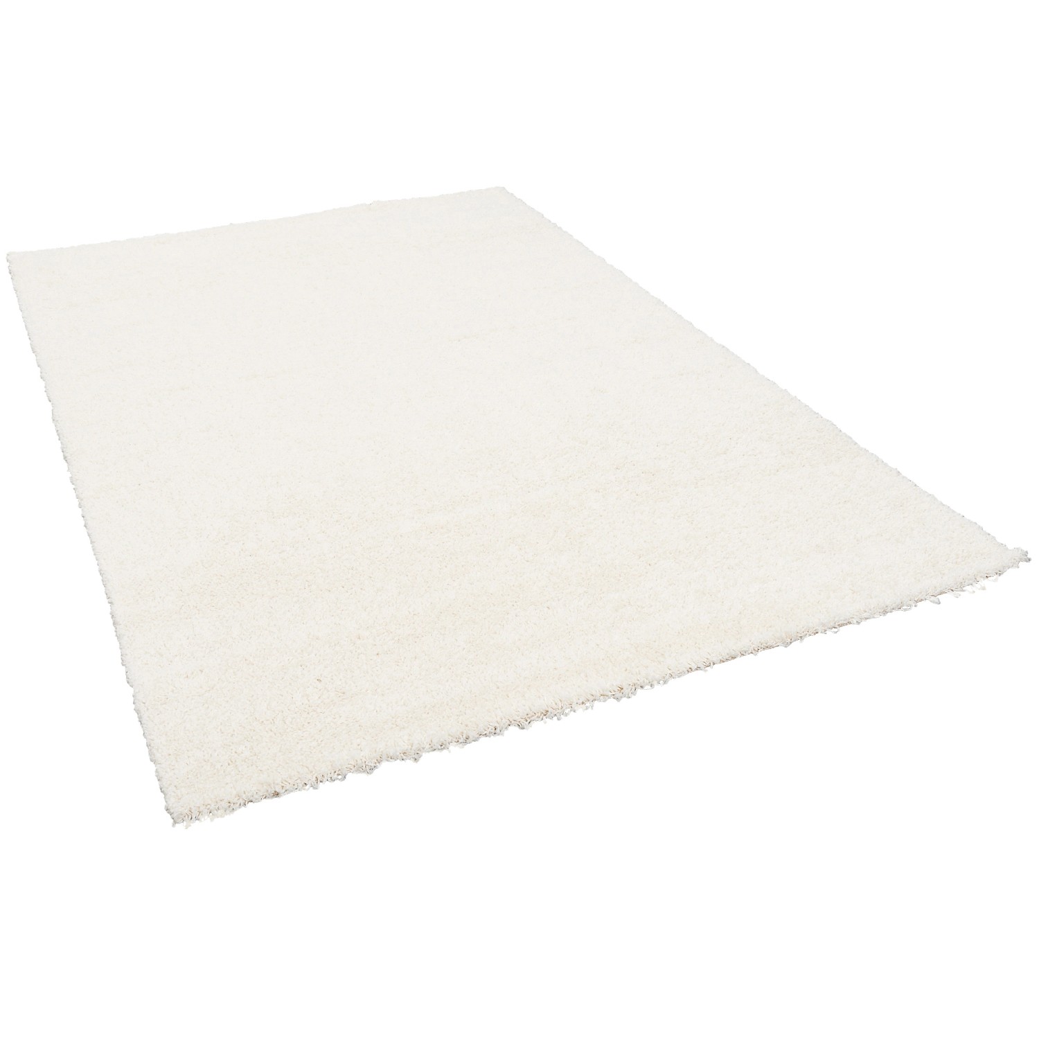 Pergamon Hochflor Langflor Teppich Aloha Weiss 80x150cm günstig online kaufen