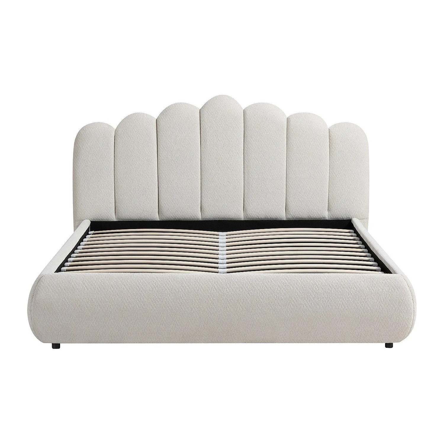 Vente-unique Bett Mit Bettkasten Silvatora Beige 212 cm