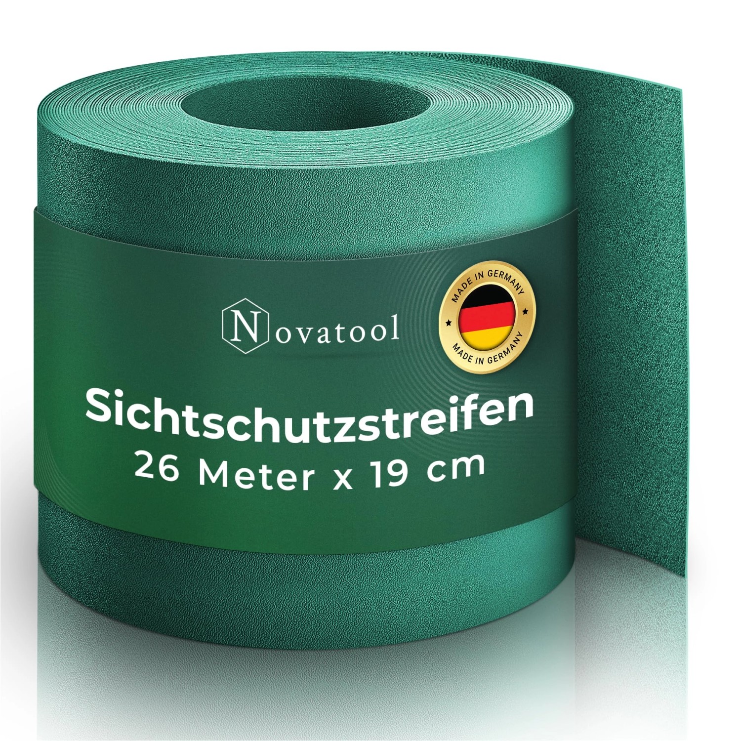 Novatool  PP 26m Rolle Sichtschutzstreifen für Doppelstabmattenzaun Grün fü günstig online kaufen