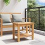 vidaXL Couchtisch Braun 50 x 35 x 45 cm Teak-Massivholz 42002307_4