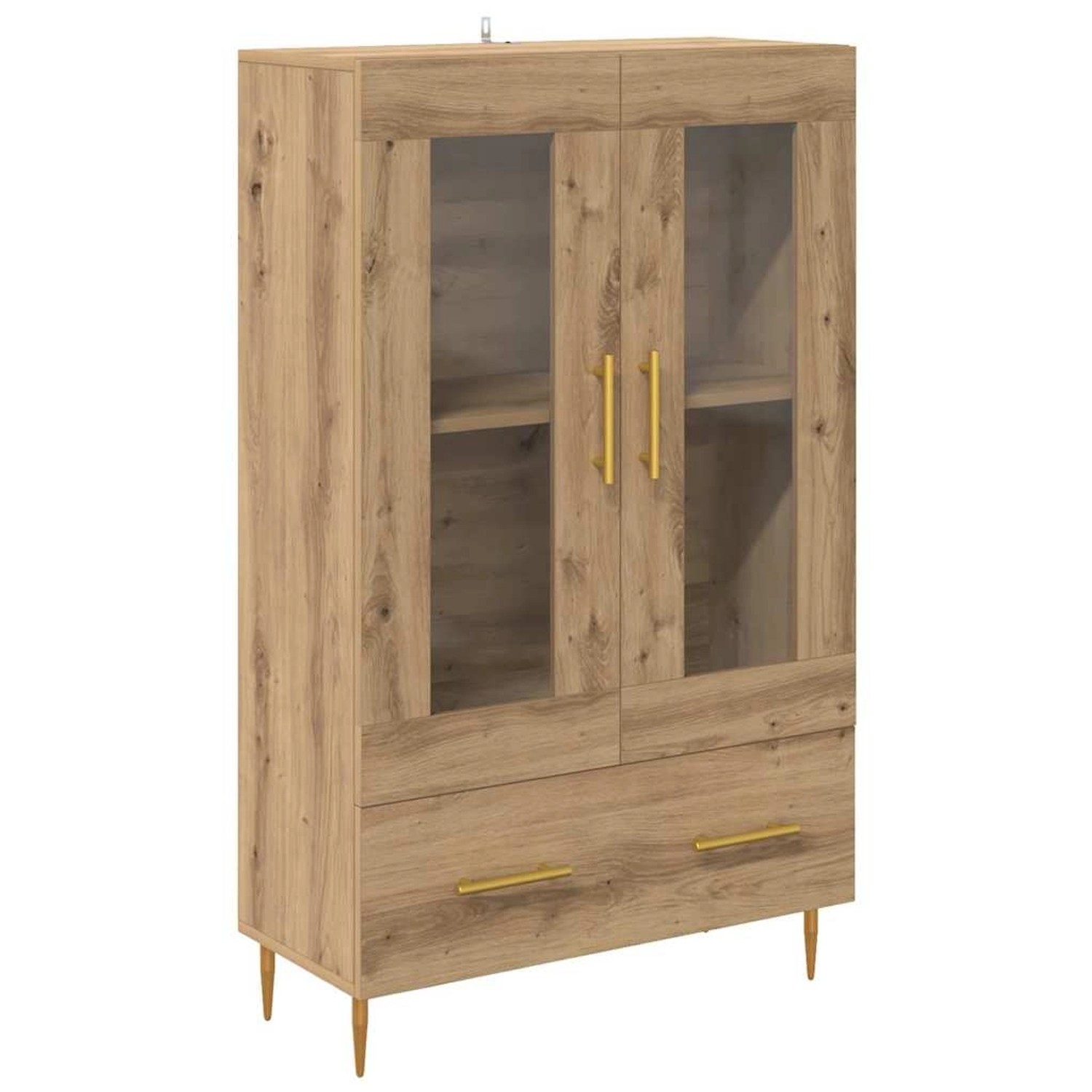 vidaXL Highboard mit Schubladen Artisan-Eiche 69,5 x 31 x 115 cm 882515 günstig online kaufen