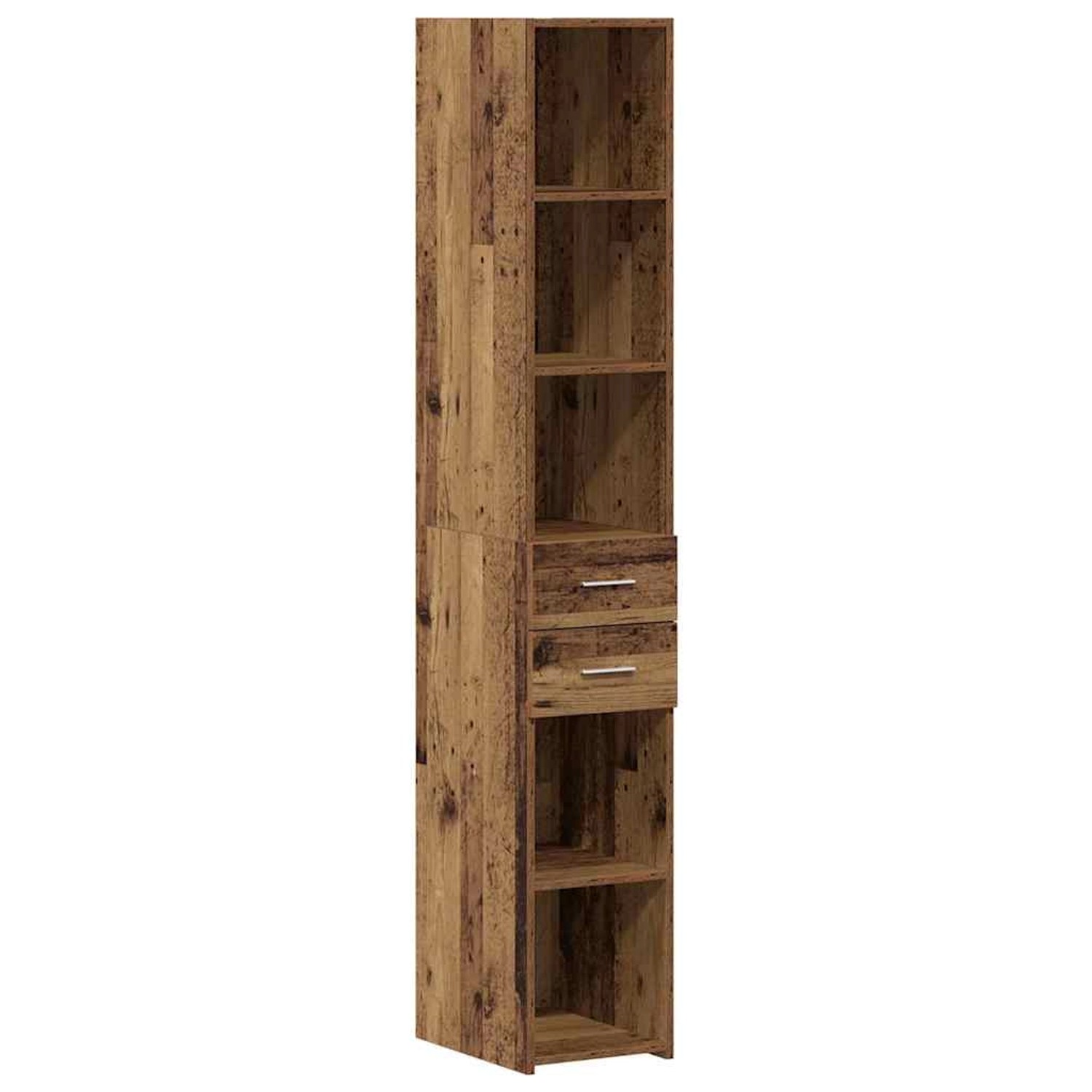 vidaXL Highboard Altholz 30 x 42,5 x 185 cm Holzwerkstoff 868739 günstig online kaufen