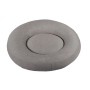 Anthrazitfarbenes, aufblasbares Best Daybed Rondo, 160x160x60 cm, für den Garten.
