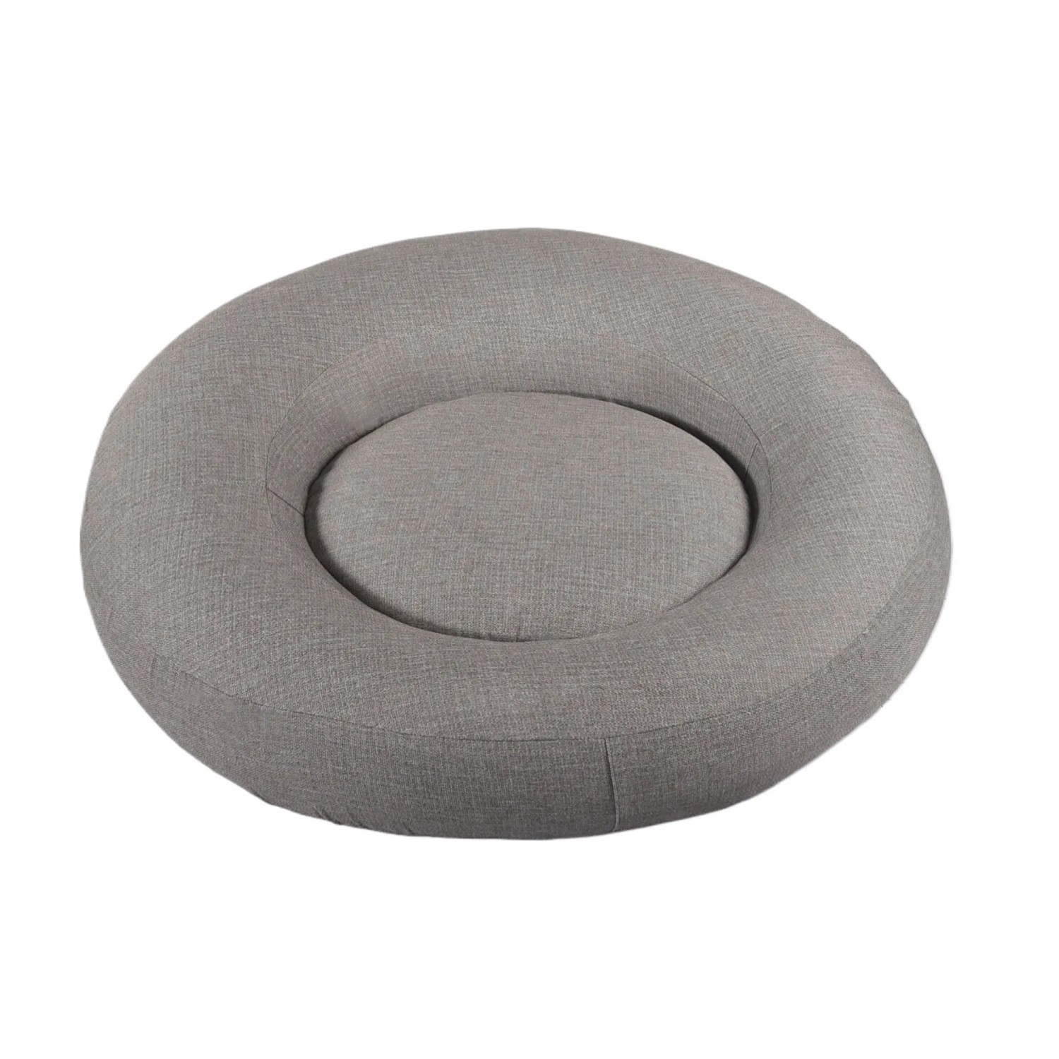 Anthrazitfarbenes, aufblasbares Best Daybed Rondo, 160x160x60 cm, für den Garten.