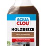 Flasche Aqua Clou Holzbeize Nussbaum, geeignet zum Färben von Holz.