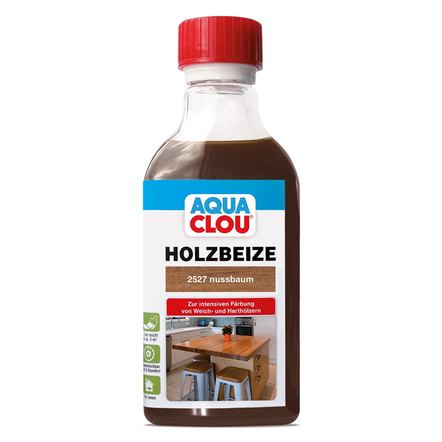 Aqua Clou Holzbeize Nussbaum 250 ml