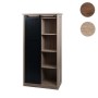 MCW Schrank K75 naturfarben mit Schiebetür und Regalfächern. Kommode für Wohnzimmer und mehr.