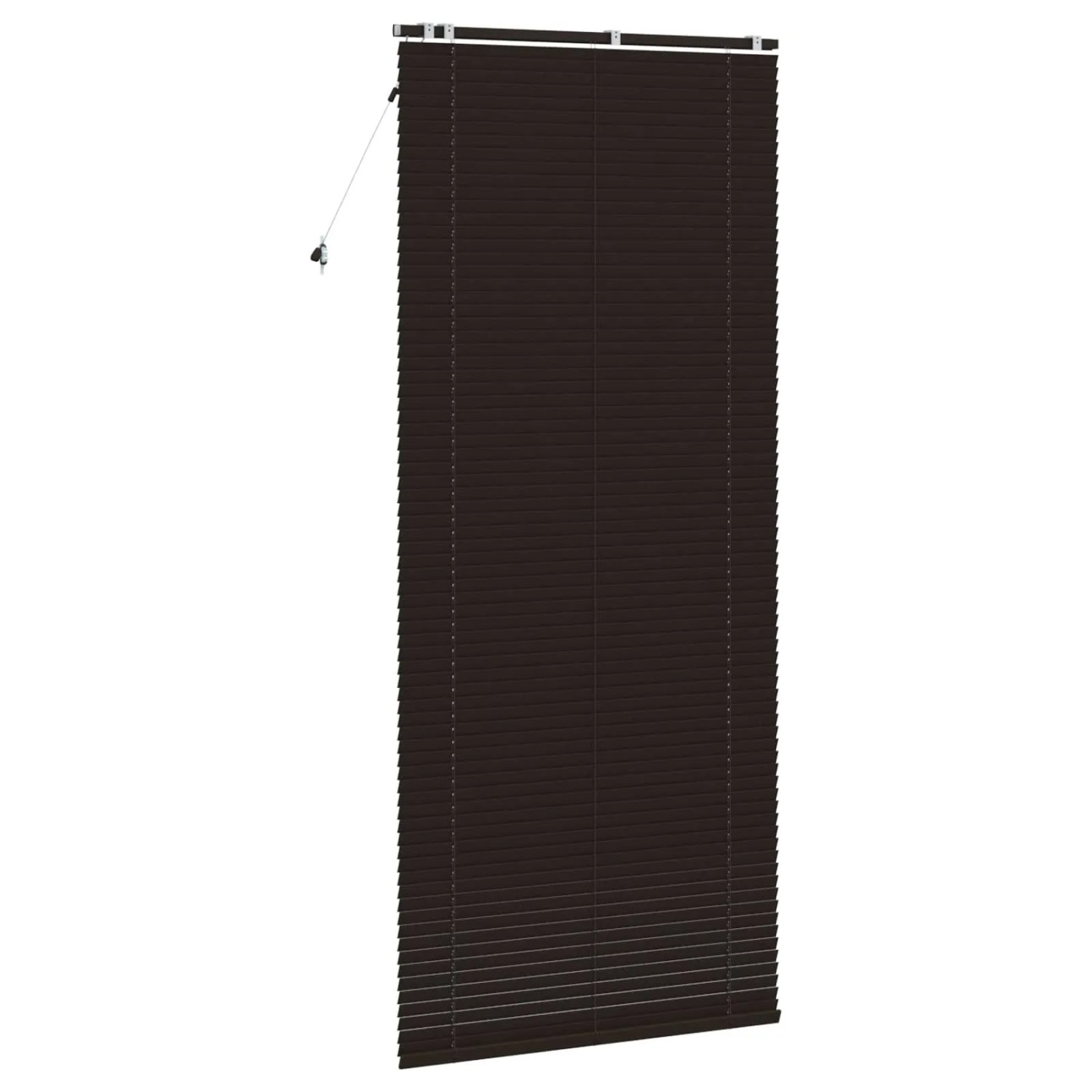vidaXL Venezianische Jalousie Dunkelbraun 100 x 250 cm 35 mm 42015591