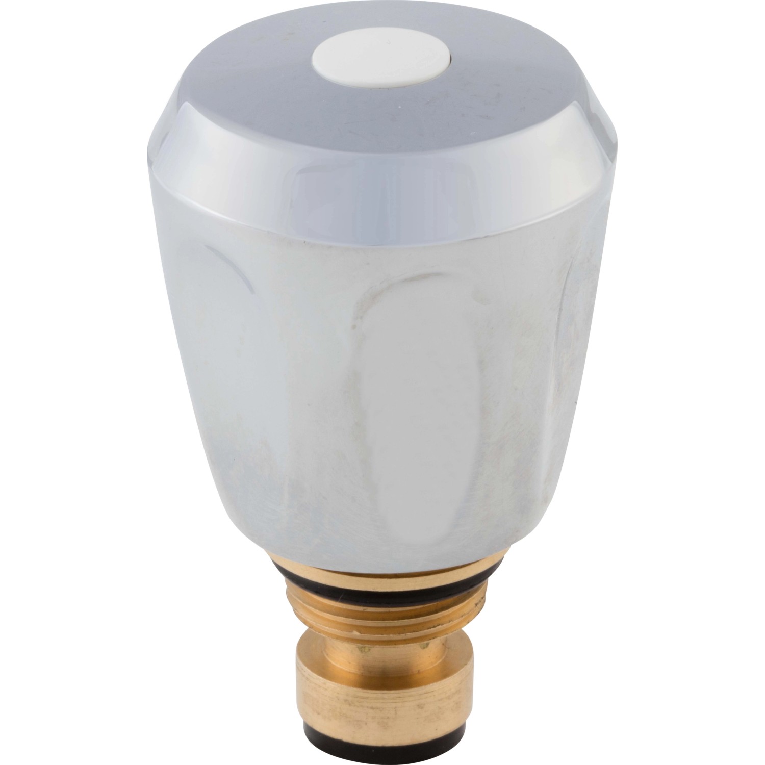 ABS-Oberteil für Heißwassergerät, 16,7 mm (G 3/8), weiß, glänzend. Ersatzgriff für Armaturen.