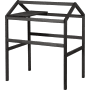Dobar Pflanzturm-Aufsatz Magic Kubus 2.0, anthrazit, mit Ablage für Hochbeet. Rankhilfe für Pflanzen.