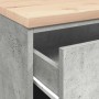 vidaXL Garagen-Aufbewahrungsschrank Betongrau Massivholz Kiefer 860601_9