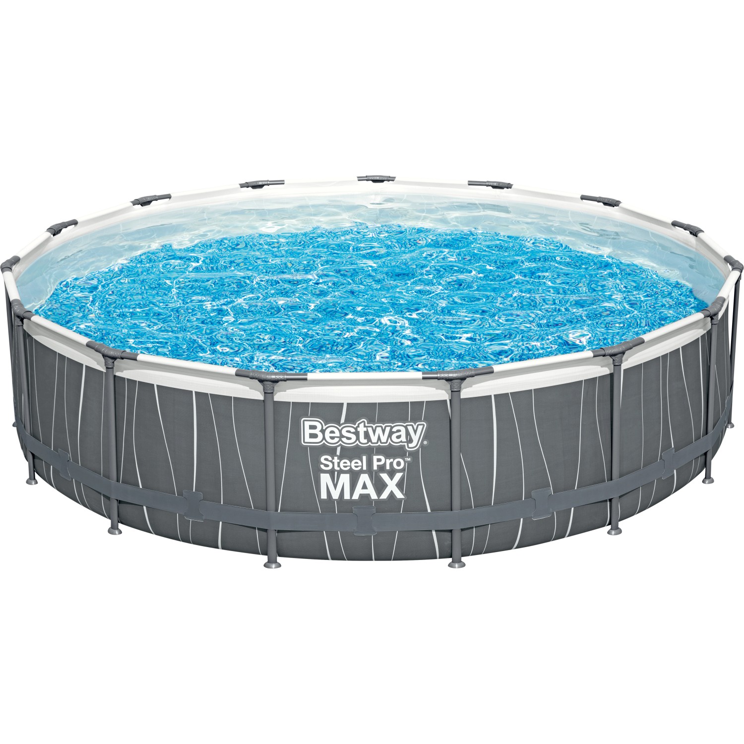 Bestway Steel Pro MAX Stahlrahmenpool-Set Ø 457 cm x 107 cm