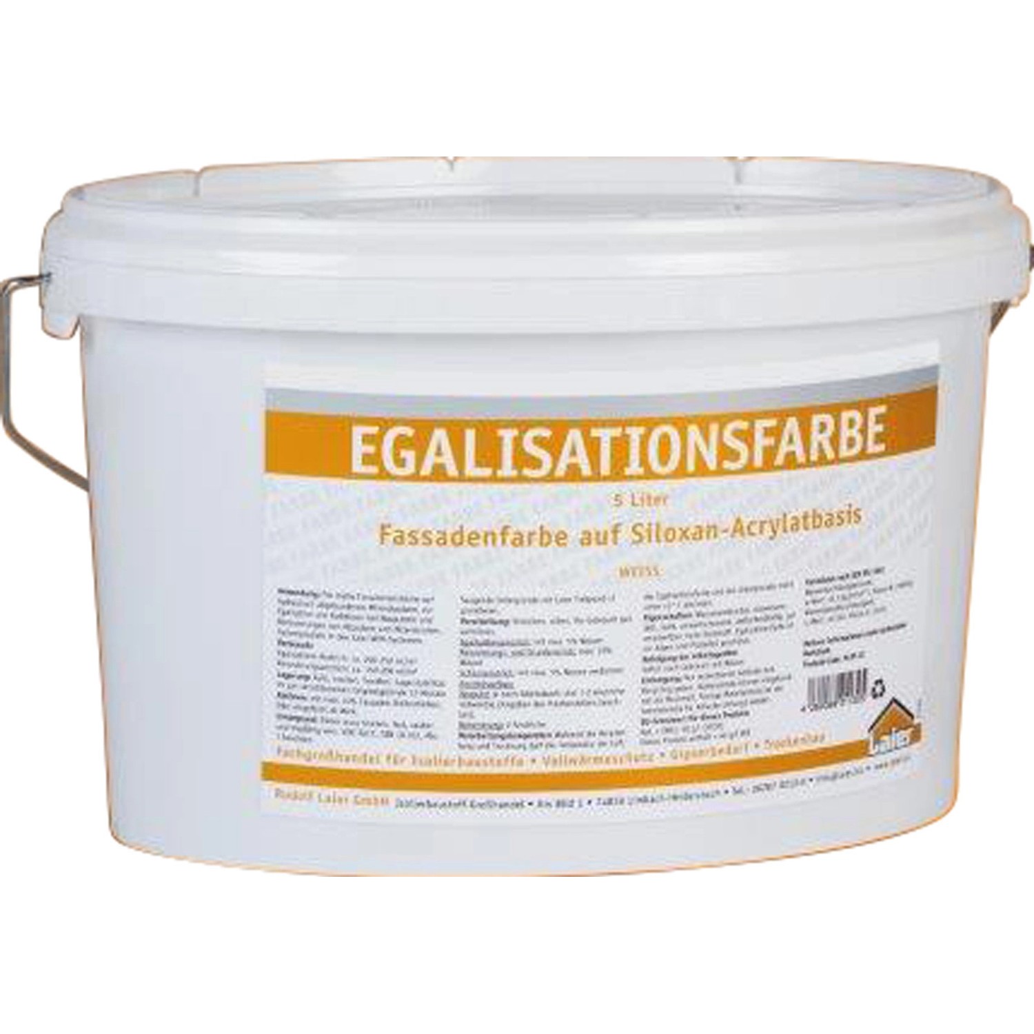 Laier Egalisationsfarbe Weiß 5 Liter