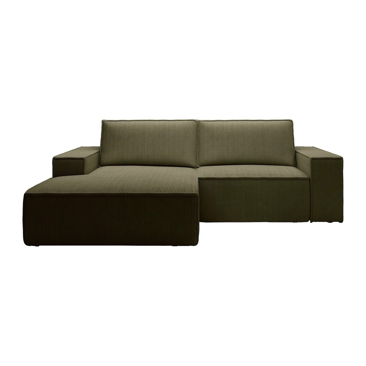 Vente-unique Schlafsofa Amelia Khaki 240 cm