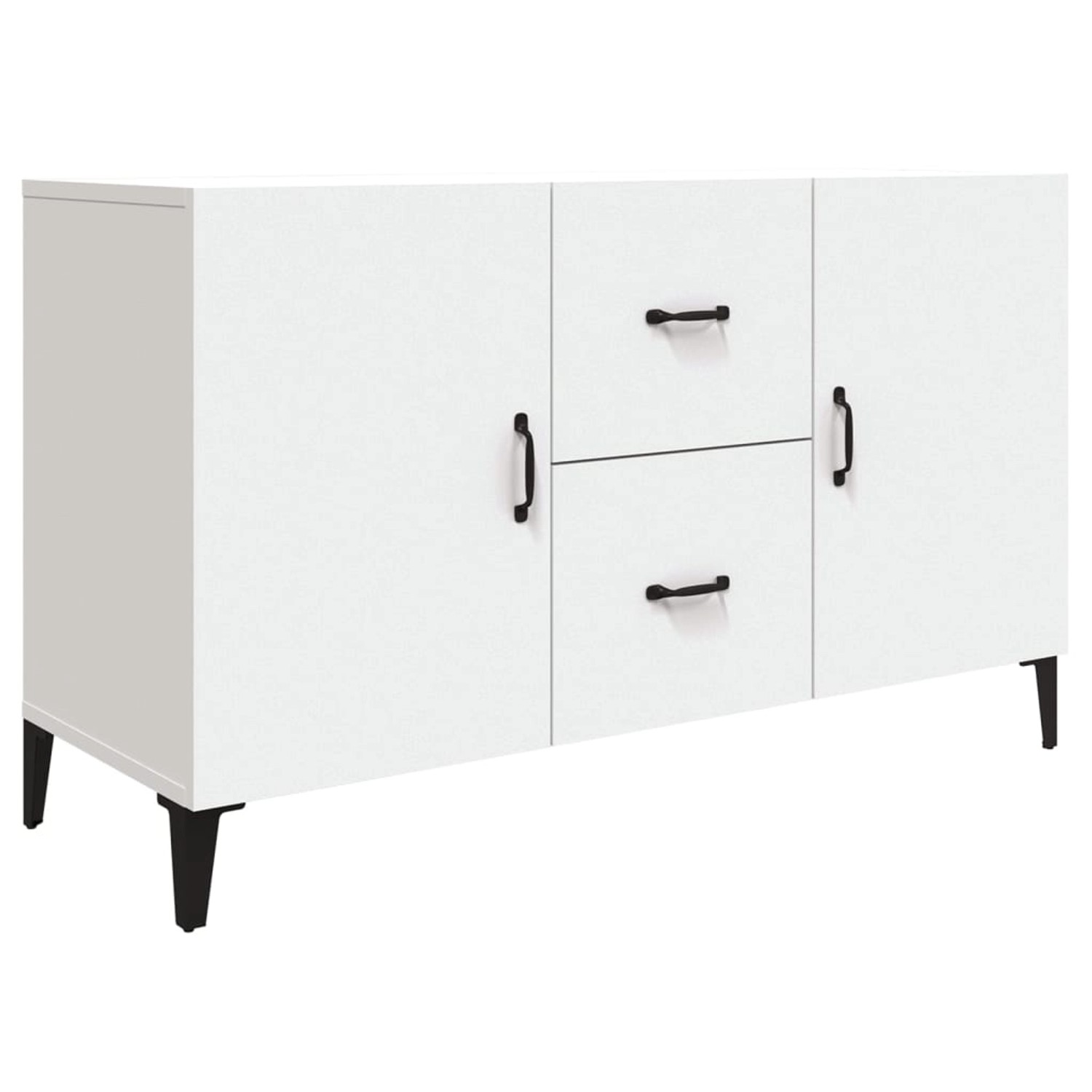 vidaXL Sideboard Weiß 100x36x60 cm Holzwerkstoff 812519 günstig online kaufen