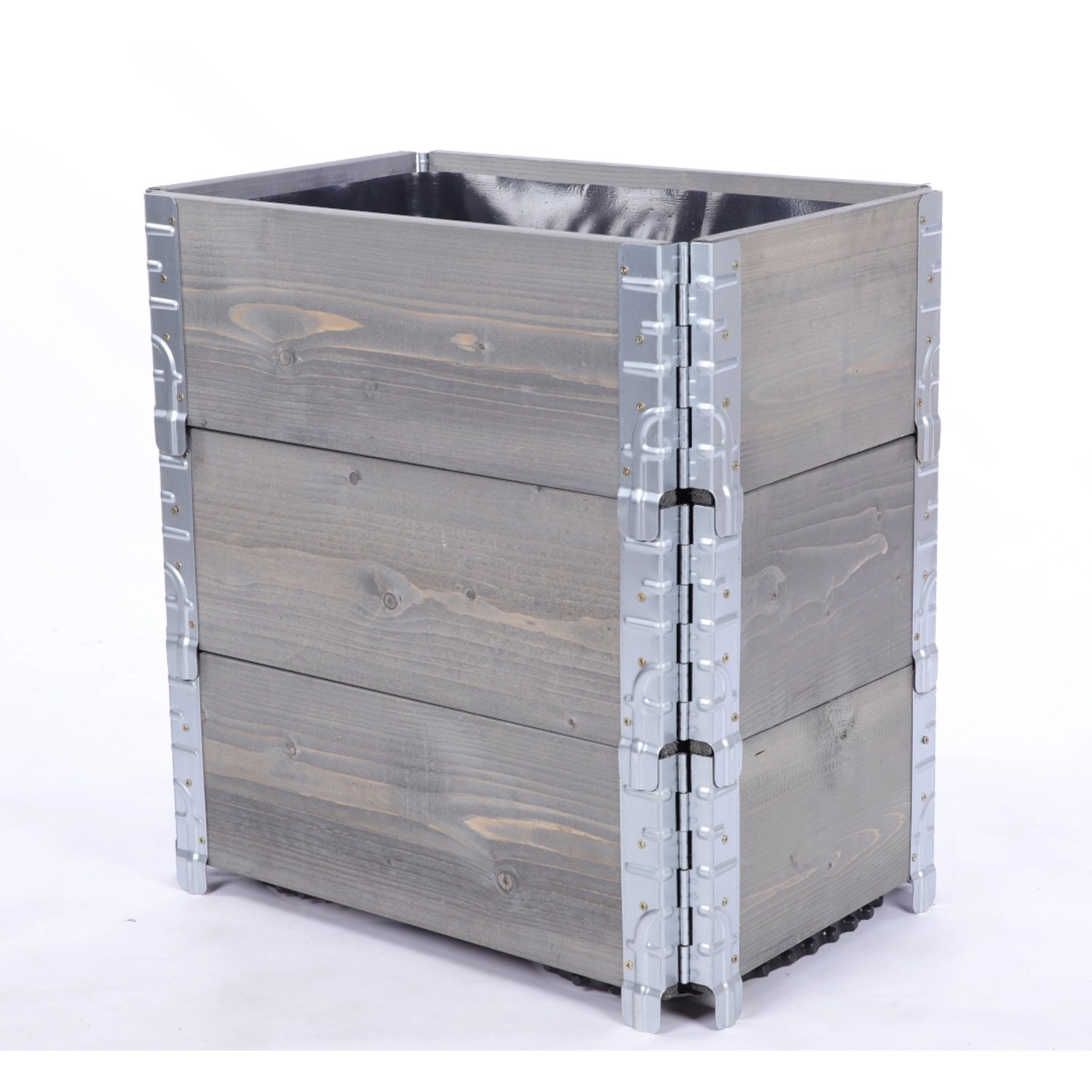 PROREGAL Hochbeetkisten GuardBox 60x60x40cm Inkl. Luftfolie Grau günstig online kaufen