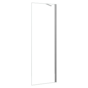 AICA Walk-In Duschkabine, 50cm breit, mit Stabilisator und 8mm ESG Glas.
