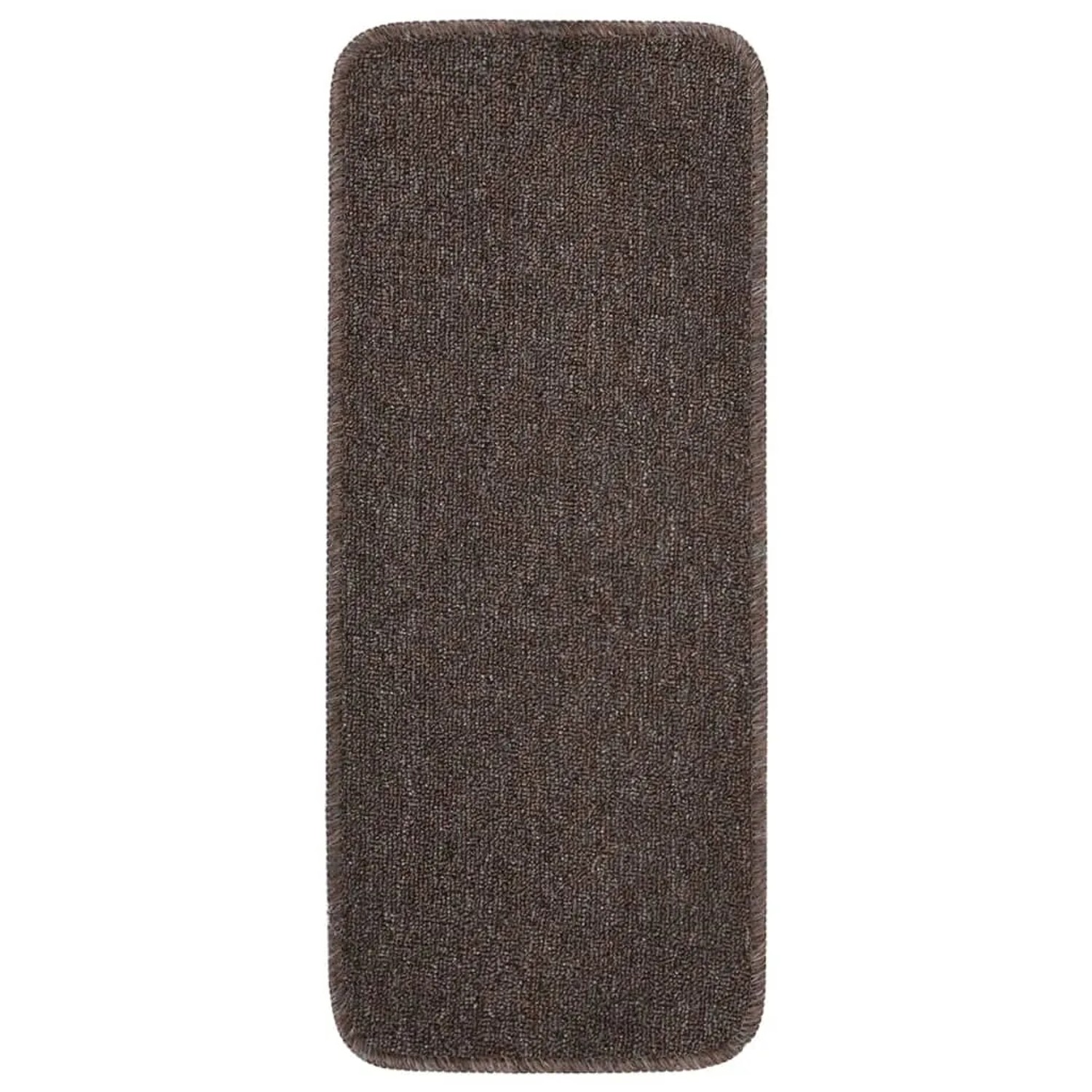 vidaXL Antirutsch Stufenmatten 15 Stk 60x25 cm Braun Rechteckig 340400