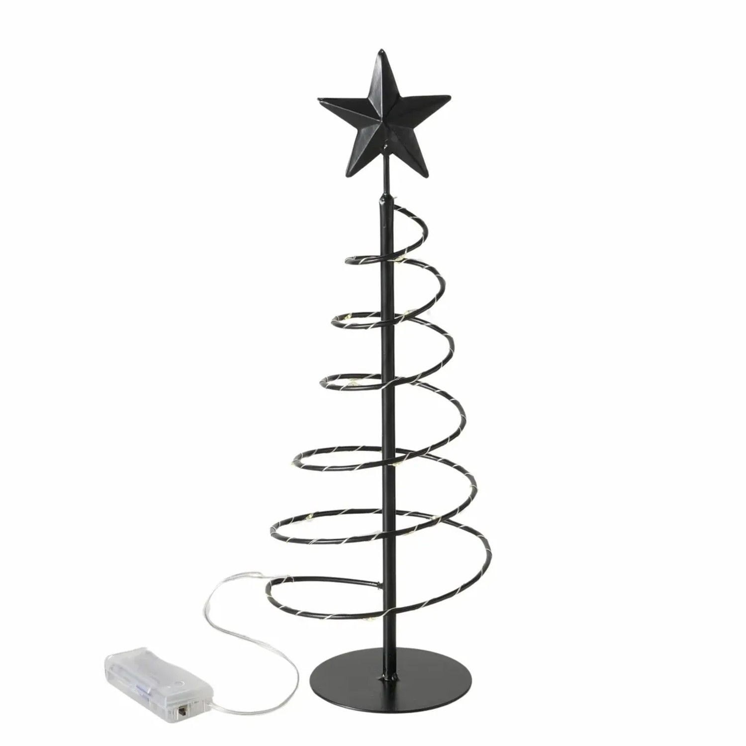 Boltze Deko-Aufsteller Zania Ø 14 cm x 39 cm Schwarz