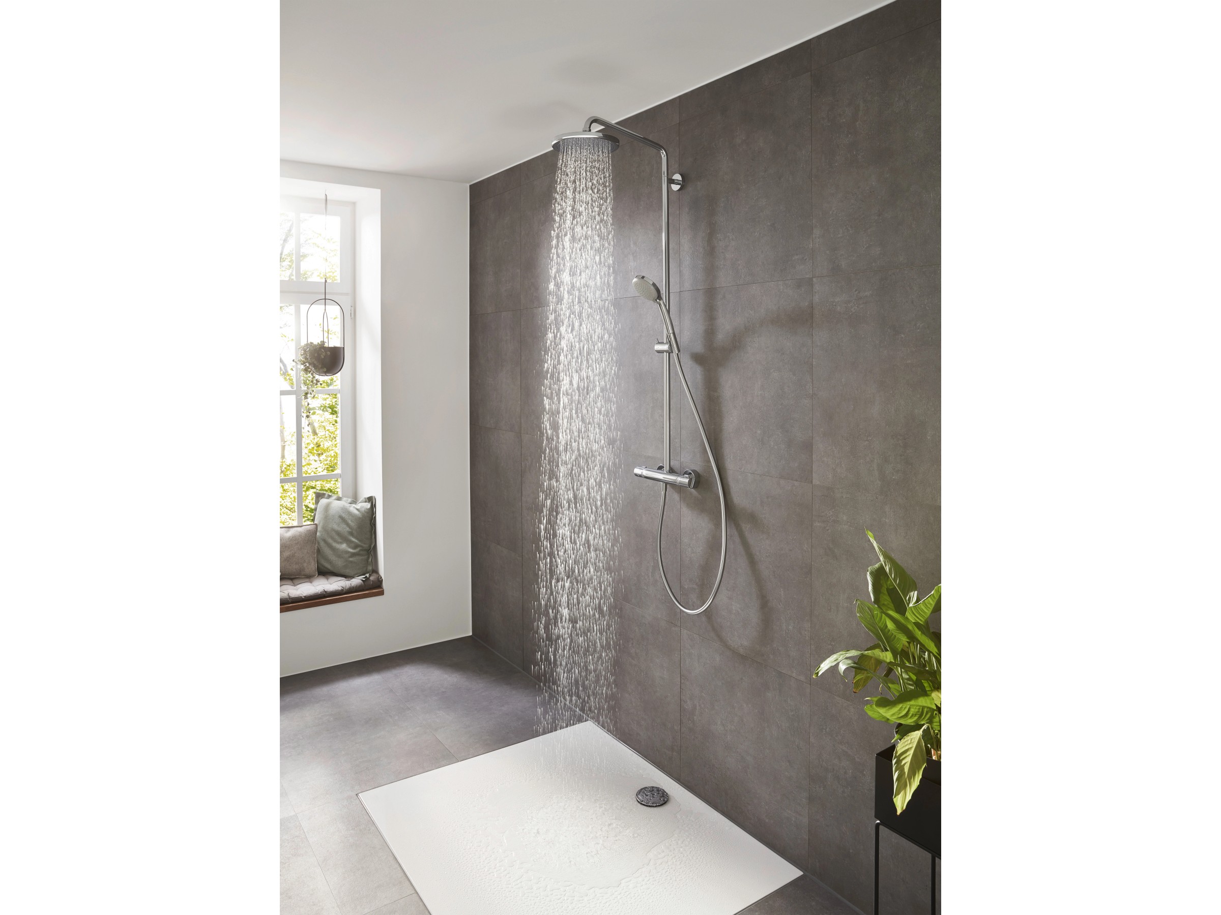 Hansgrohe Croma Showerpipe 220 1jet mit Thermostat Chrom kaufen
