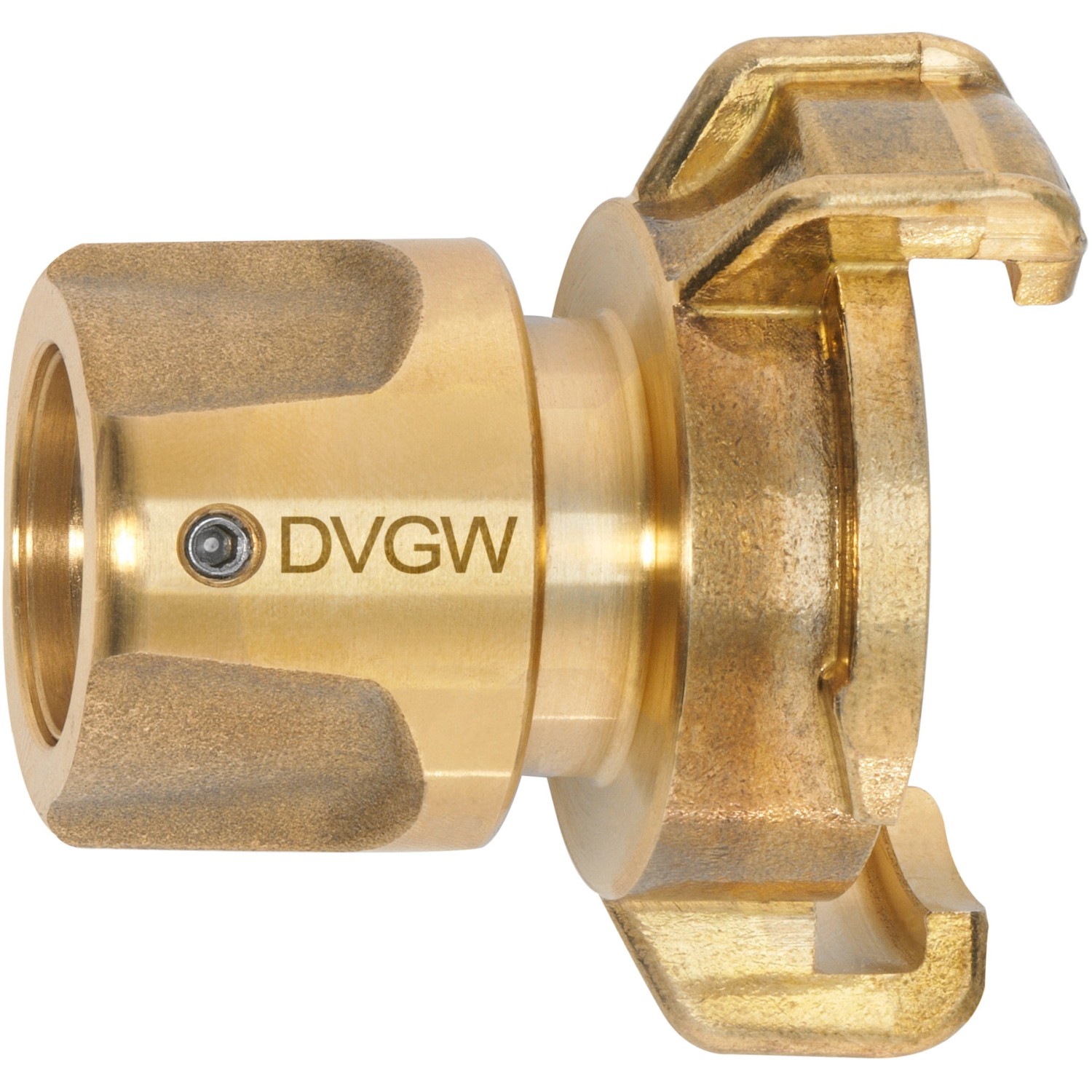 Geka Plus Stecksystem-Übergangsstück MS DVGW mit Klaue und Steckbuchse