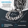 Sanilo WC-Sitz Zebra Look mit Absenkautomatik, Toilettendeckel aus Holz.