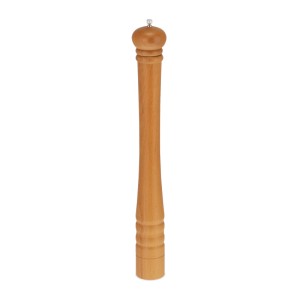 Relaxdays Salz- und Pfeffermühle Holz Keramik Natur XXL Nachfüllbar 51,5 cm x ø 6 cm 0,6 kg