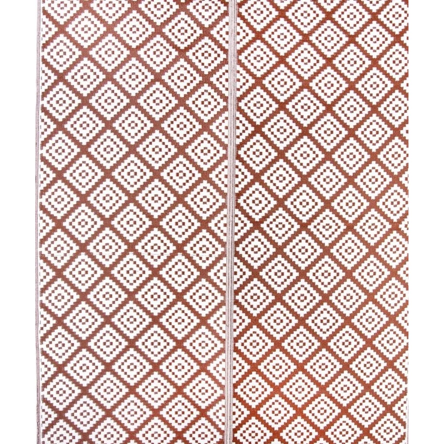 Jet-Line Outdoorteppich Austin Braun mit Geometrischen Mustern 240 x 300 cm