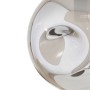 Moderne Lindby Pendelleuchte Valentina in Alu/Glas, 1-flammig, für Wohnzimmer.