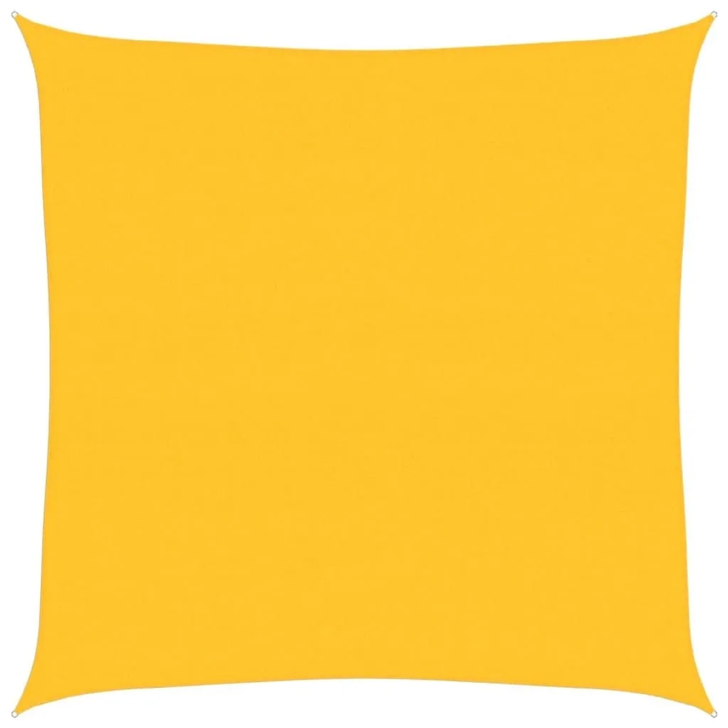 vidaXL Sonnensegel 160 g/m² Quadratisch Gelb 6x6 m HDPE 311554 günstig online kaufen