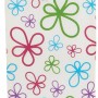 Leifheit Bügeltisch Fashion M Plus mit Blumenmuster, inklusive Bügeleisenablage und Kabelhalter.
