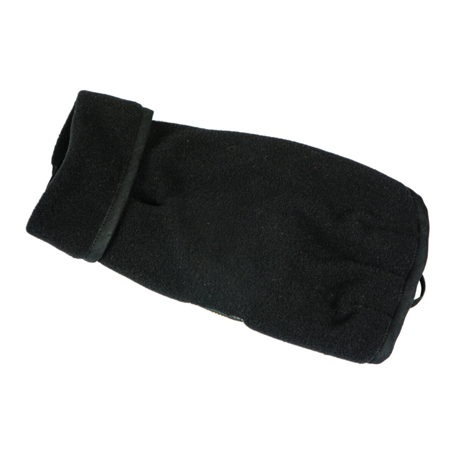Fashion Dog Fleece-Hundemantel Schwarz 27 cm