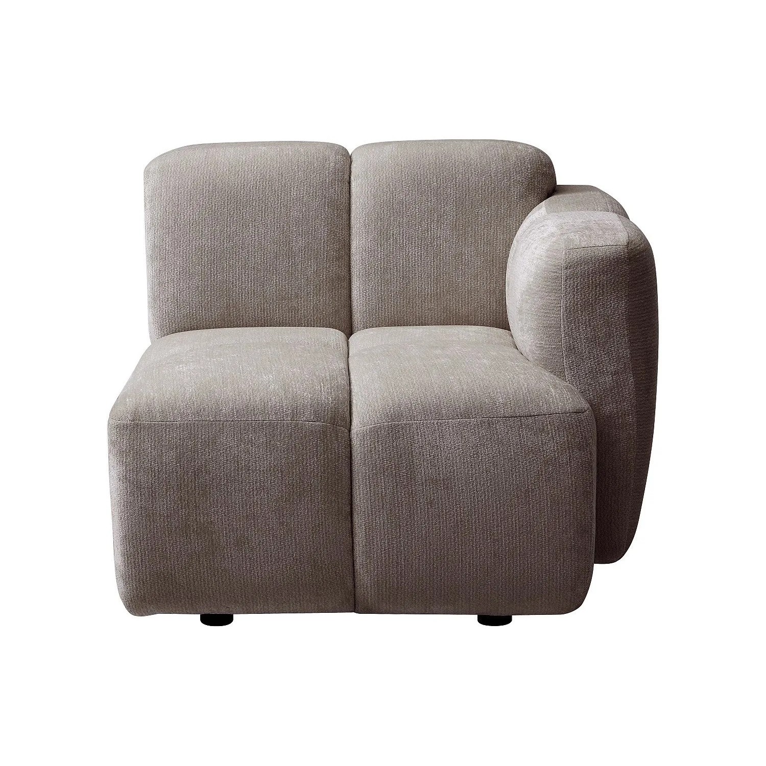 Vente-unique Sessel Mit Gerader Rückenlehne Carlivi Taupe 90 cm