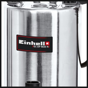 Einhell GC-DP 9035 N Schmutzwasserpumpe aus Edelstahl, Detailansicht.