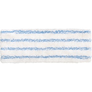 Ersatz-Nassbezug für Bodenwischer, Mikrofaser mit blauen Streifen.
