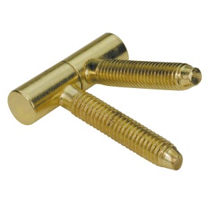 Einbohrband, Ø 8 mm, Stahl verzinkt, 2 Stück für Möbel und Fenster