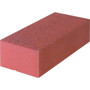 Roter Mauerziegel Kanalklinker, 24x11,5x7,1 cm, für den Außenbereich.