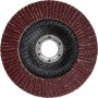 LUX Fächerschleifscheibe Multi Ø 125 mm, Körnung 40, für Winkelschleifer.