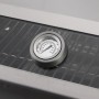 Detailaufnahme: EL Fuego Gasgrill Jesolo mit Thermometer im Deckel.