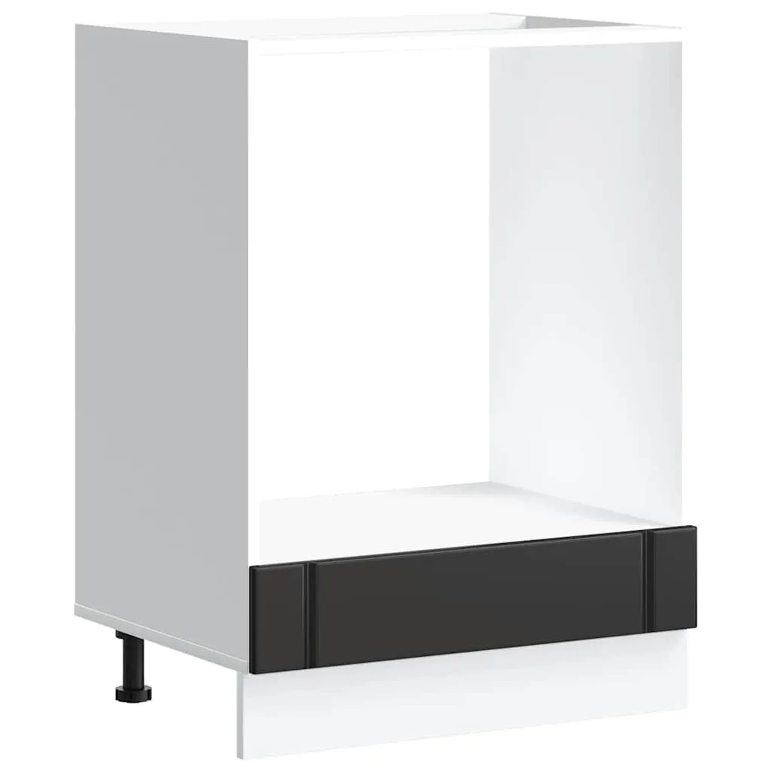 vidaXL Herdumbauschrank Lucca Schwarz Holzwerkstoff 853758 günstig online kaufen