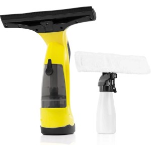 PROREGAL SMART Akku Fenstersauger Set mit Sprühflasche und Mikrofaserwischer.