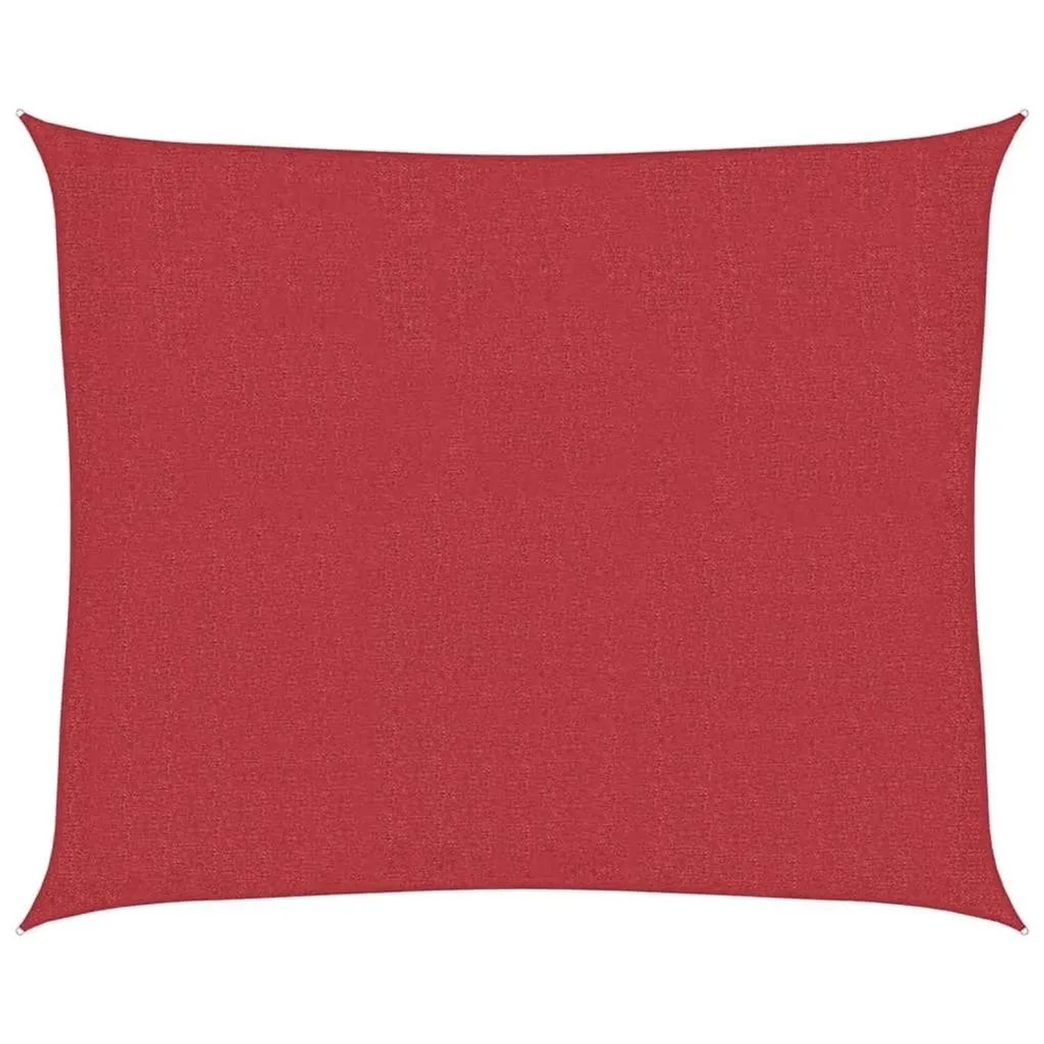 Furnicato Sonnensegel 160 G m² Rot 25x3 M Hdpe